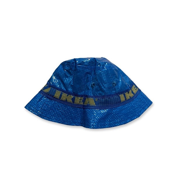 IKEA upcycled blue bag bucket hat | O/S fits all | brand new - Picture 2 of 3